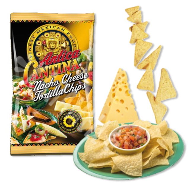 Nacho Cheese Tortilla Chips Snacks - Antica Cantina - Dinamarca