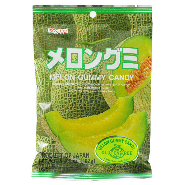 Doces Importados do Japão - Melon Gummy Candy Kasugai