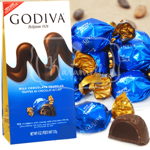 Godiva Milk Chocolate Truffles - Trufas de Chocolate - Importado EUA