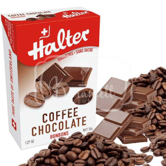 Halter Coffee Chocolate Sugar Free - Balas Café e Chocolate Importado