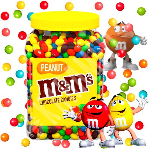 M&M'S Peanut - Pote com 1,76 Kg - Importado EUA | Karamell Store