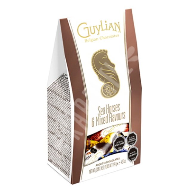 Chocolate Seahorses 6 Mixed Flavors - Guylian - Importado Bélgica