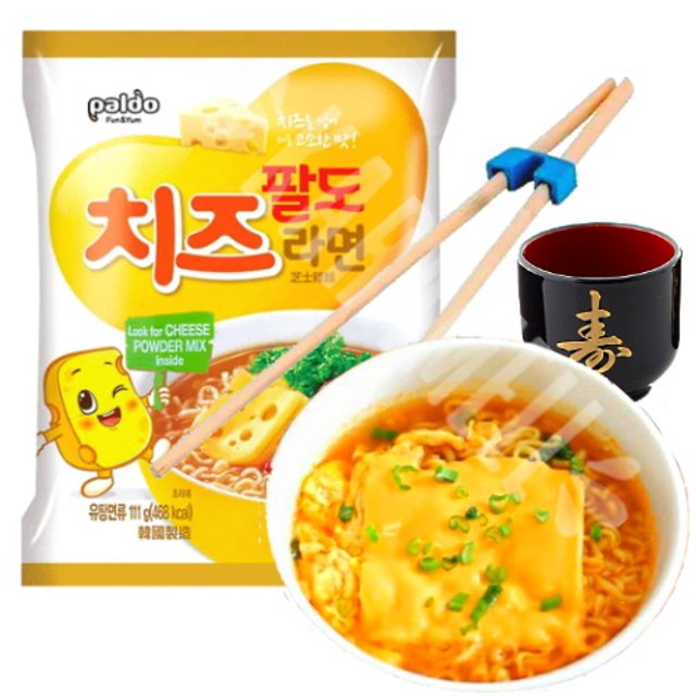 Lamen Cheese Ramyun Sabor Queijo - Paldo - Importado Coreia