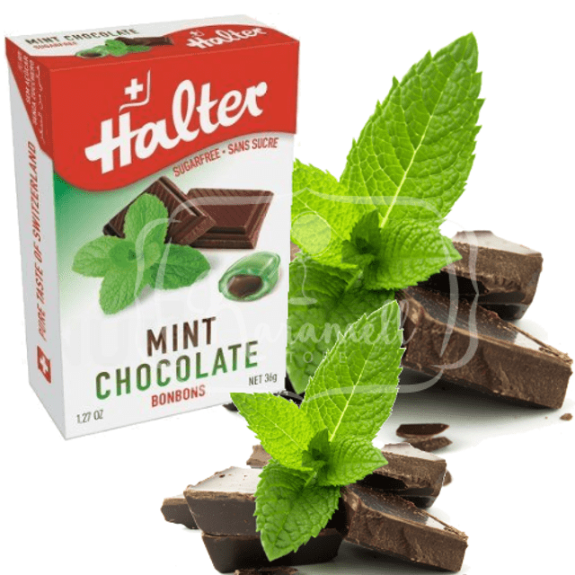 Halter Mint Chocolate Sugar Free - Menta & Chocolate - Importado Suíça