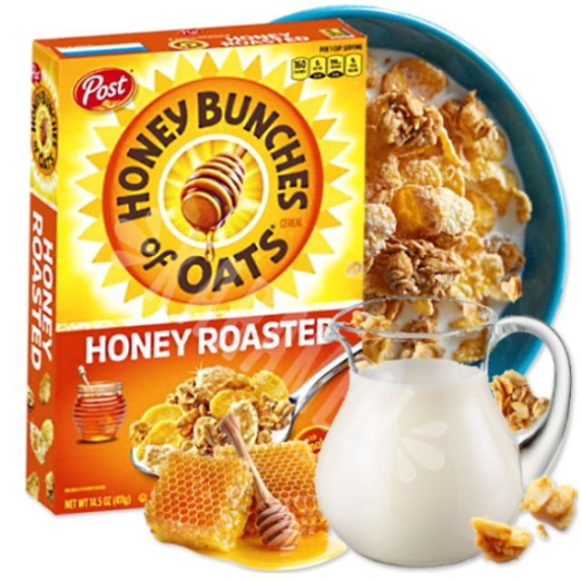 Cereal Matinal Honey Bunches Roasted - Post - EUA 