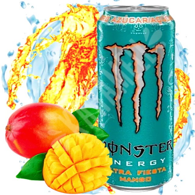 Bebida Monster Energy Edição Ultra Fiesta Mango Zero Sugar - Irlanda