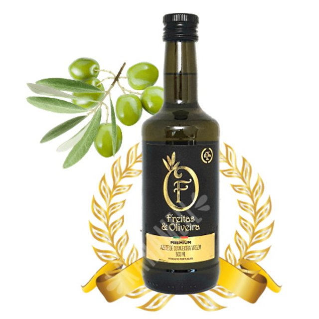 Azeite de Oliva Extra Virgem Premium - Freitas & Oliveira - Importado Portugal