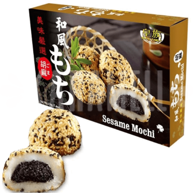 Kit 2 Royal Mochi - Sesame + Red Bean - Importado