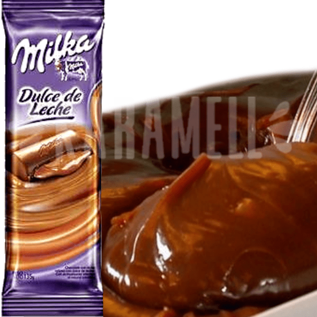 Milka Dulce de Leche - Chocolate recheado com Doce de Leite - Argentina
