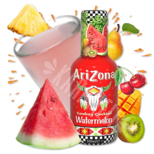 Fruit Juice Cocktail Watermelon - Suco Arizona 