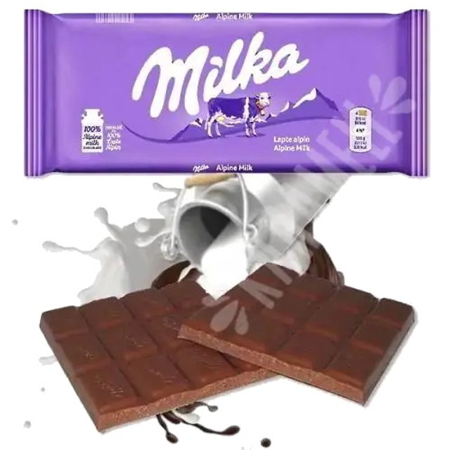 Kit Box A - 8 Chocolates Milka aprox. 100g Importado - Vários Sabores
