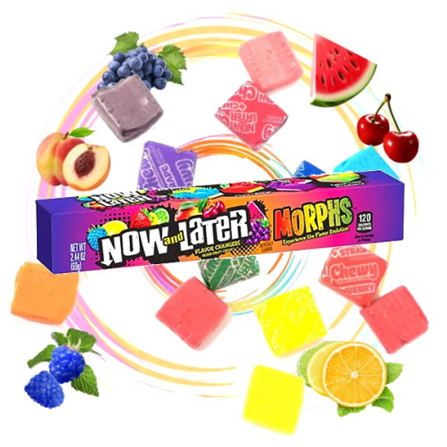 Now and Later Morphs Mixed Fruit Ferrara Candy Importado México Karamell Store