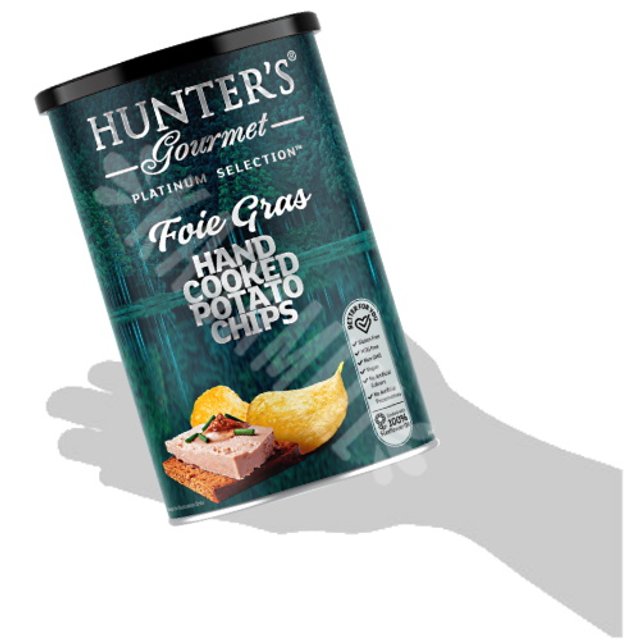 Hand Cooked Potato Chips Foie Gras Hunter`s Snack - Dubai