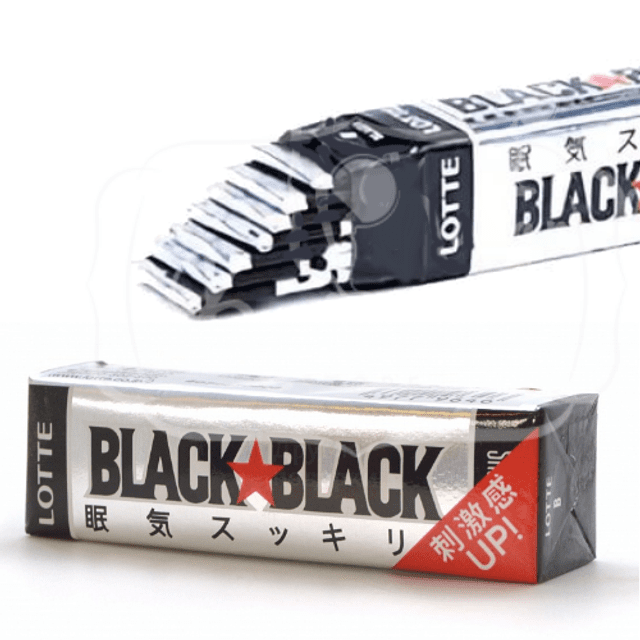 Black Black Lotte - Chicletes Importados do Japão
