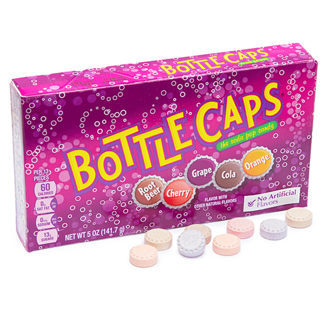 Bottle Caps Candy Rolls - Sabor de Bebidas - Wonka