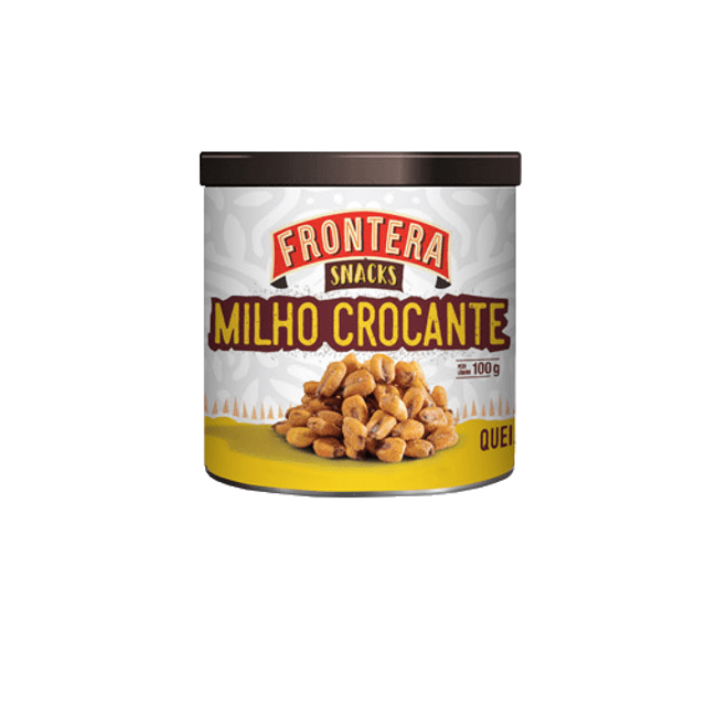 Milho Crocante Frontera -  Snack Sabor Queijo - Linha Premium