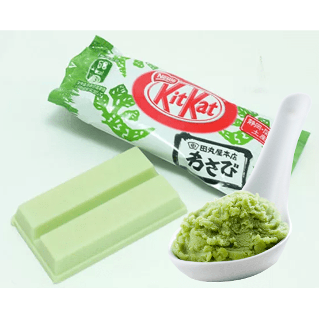 Kit Kat Wasabi PREMIUM - Chocolate Branco e Raíz Forte - Importado do Japão