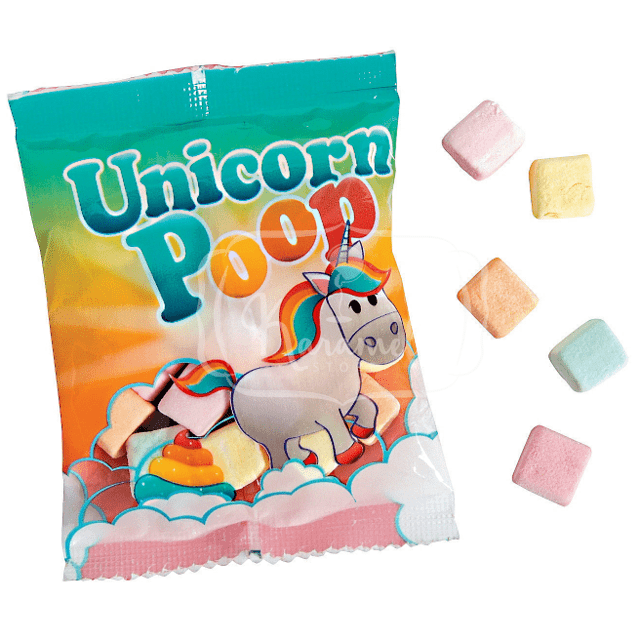 Unicorn Poop Cocô De Unicórnio Marshmallows Coloridos Karamell Store