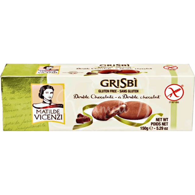 Grisbi Matilde Vicenzi - Biscoitos Chocolate Recheados Importado Itália