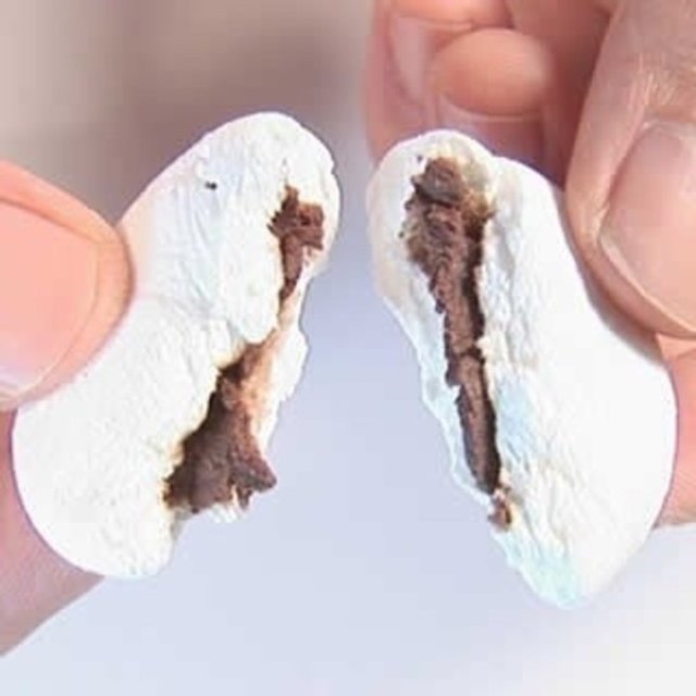 Doces do Japão - 6x Marshmallows Recheados com Chocolate