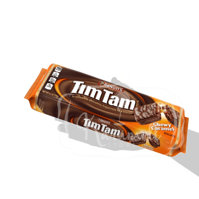 Tim Tam no Brasil - Arnott's * AUTÊNTICO * Importado da Austrália - Sabor: CHEWY CARAMEL