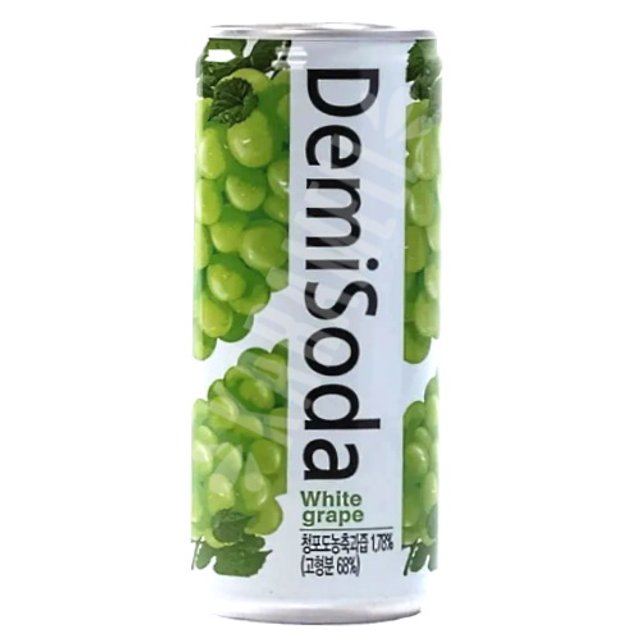 Refrigerante Demi Soda White Grape - Importado Coreia 