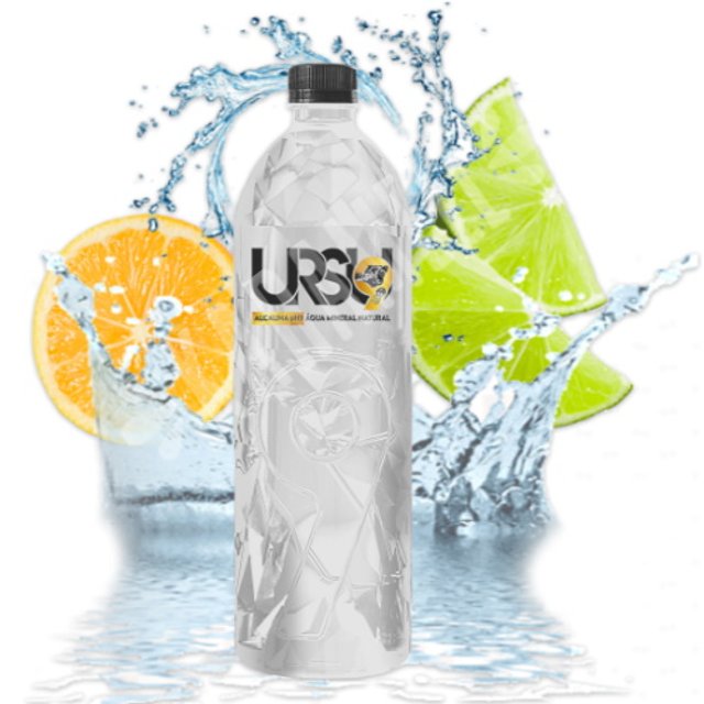 Água Mineral Natural Ursu9 500 ml - Importado da Espanha