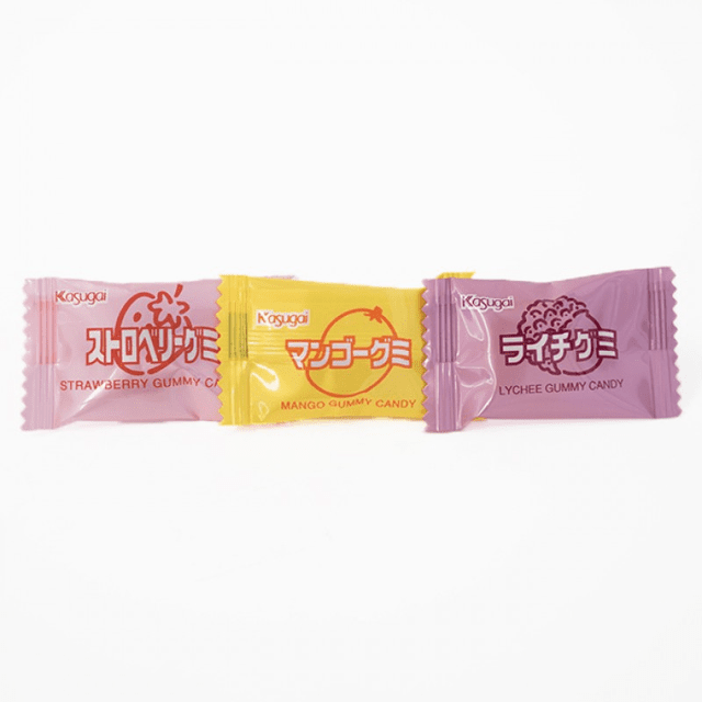 Doces Importados do Japão - Kasugai Fruit Gummy Candy Assorted