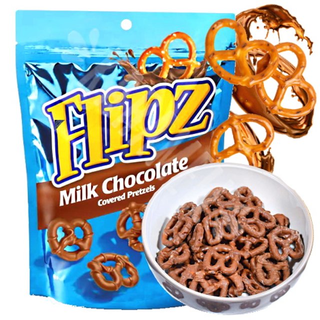 Flipz Milk Chocolate Pretzels - Importado EUA