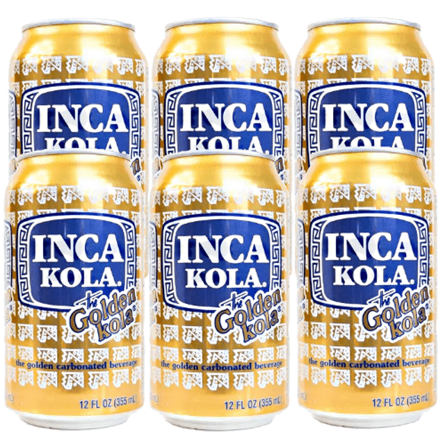 Inca Kola - ATACADO 6 Latas - Refrigerante Importado do Peru