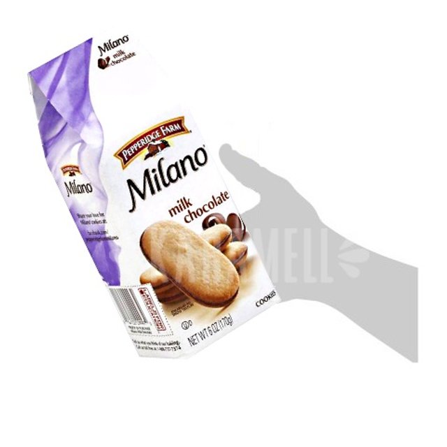 Biscoito sabor Baunilha recheio Chocolate ao leite Milano - EUA