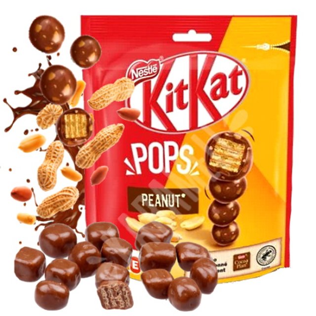 Kit Kat Pops Peanut - Nestlé - Importado Polônia