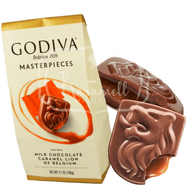 Godiva Belgium Masterpieces - Chocolate & Caramelo - Importado dos EUA