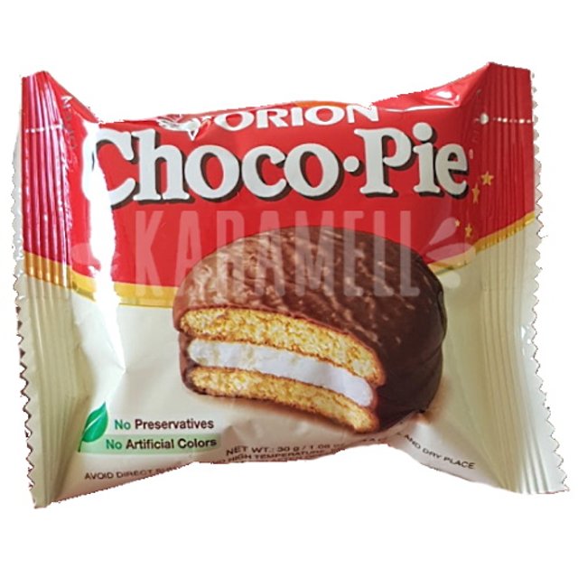 Alfajor Choco Pie Chocolate e Marshmallow - Orion - Importado Vietnã