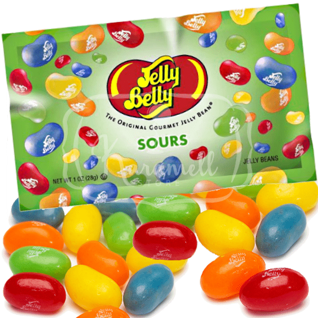 Jelly Belly Sours -  Balas Ácidas - ATACADO 6 Unidades - Importado