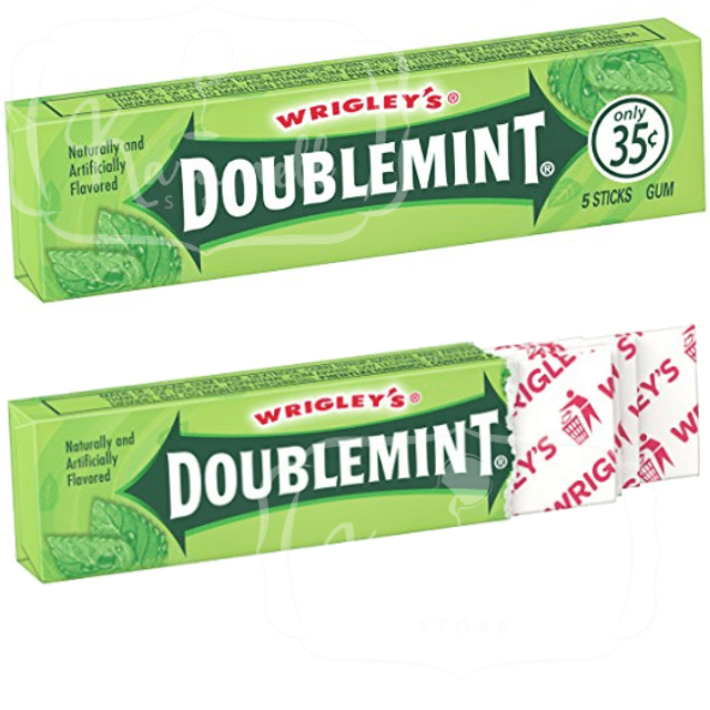 Wrigley's Doublemint - Chicletes de Menta - Importado Estados Unidos ...