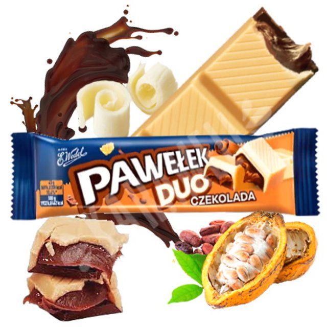 Chocolate Pawełek Duo Czekolada E Wedel - Importado Polônia