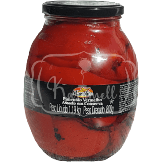 Manolito - Pimentões Vermelhos Assados em Conserva - Importado Peru