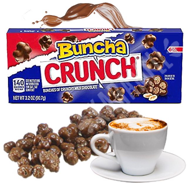Buncha Crunch Bolinhas de Chocolate Crocante  - Importado EUA