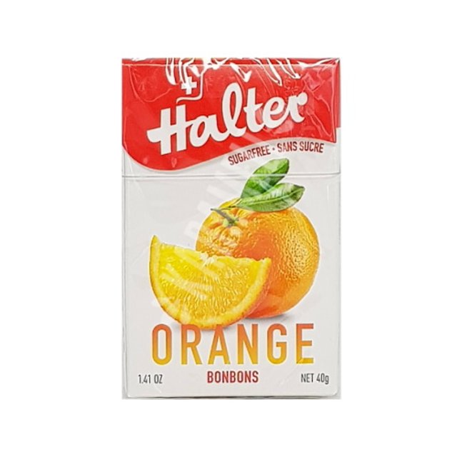 Balas Halter Sugar Free - Orange - Importado Suíça