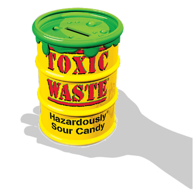 Toxic Waste COFRINHO - Sour Candy - Balas Ácidas - Importado 84g