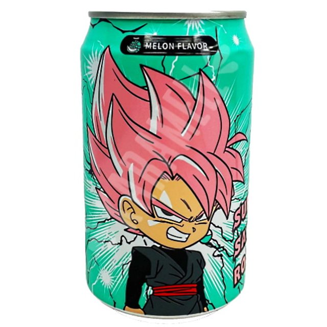 Refrigerante Dragon Ball Super Saiyan Rosé - Sabor Melão - Importado