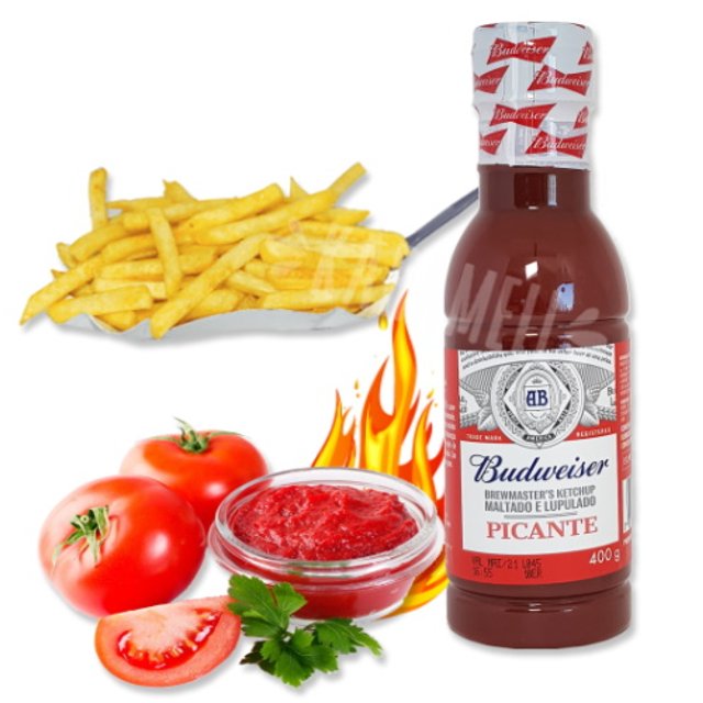 Molho Ketchup Picante Maltado e Lupulado - Budweiser