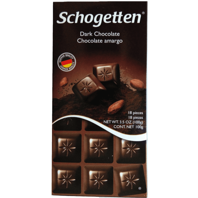 Schogetten - Dark Chocolate - Importado da Alemanha - 100g