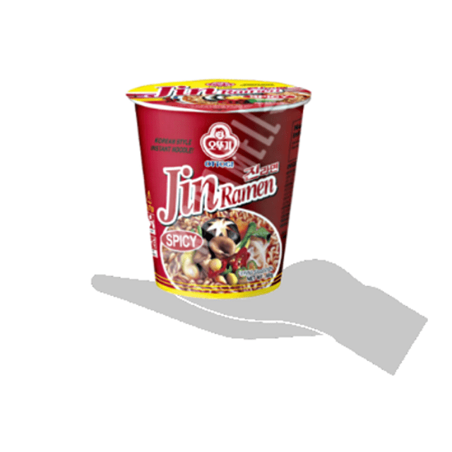 Ottogi Jin Ramen Spicy - Macarrão Instantâneo - Importado da Coréia