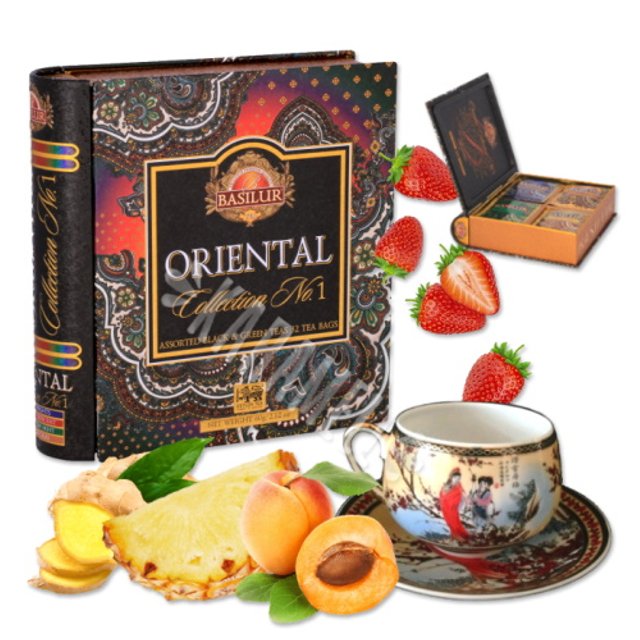 Chá Basilur - Tea Book Assorted Oriental Colletion No.1 - Sri Lanka