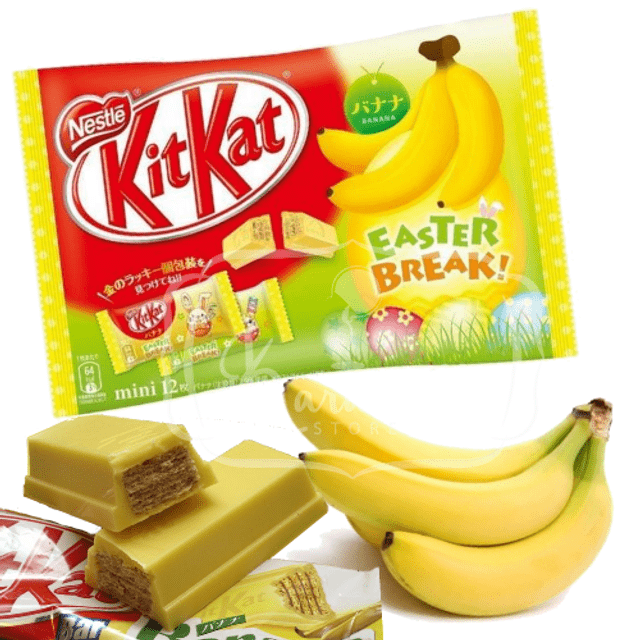 Kit Kat Banana - Chocolate Gourmet Sabor Banana - Importado do Japão