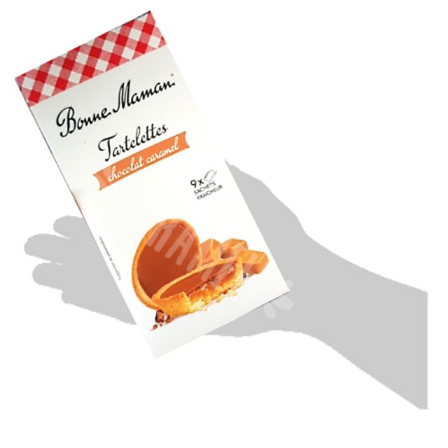 Biscoitos Tartelettes Chocolat Caramel - Bonne Maman - França