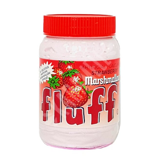 Marshmallow de Colher Fluff sabor Morango - Importado EUA