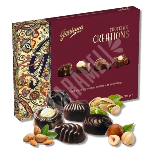 Bombons de Chocolate Goplana Creations - Importado Polônia